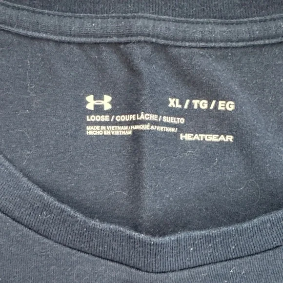 Under Armour Men's Blue 'Home of the Brave' Tee - Picture 3 of 4